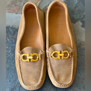Ferragamo Suede Loafers Size 6.5